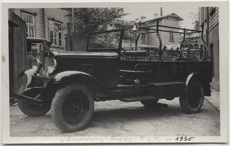 "Laverna" toode. Tuletõrjeauto.