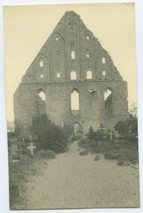 Tallinn, Pirita kloostri varemed, läänepoolne sein.