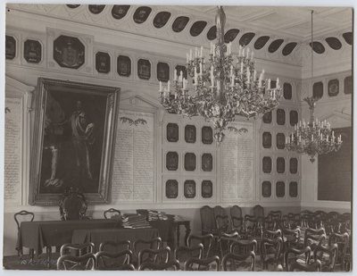 Tallinn, Rüütelkonna hoone, Vapisaali sisevaade.  duplicate photo