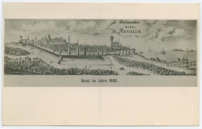 Tallinna vaade umbes 1630. aastal.  duplicate photo