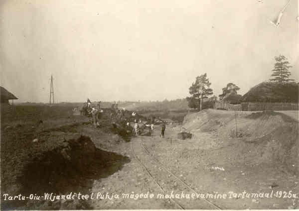 Photo Mining of the mountains of Puhja in Tartumaa