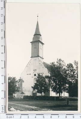 Puhja Church in 1921  duplicate photo