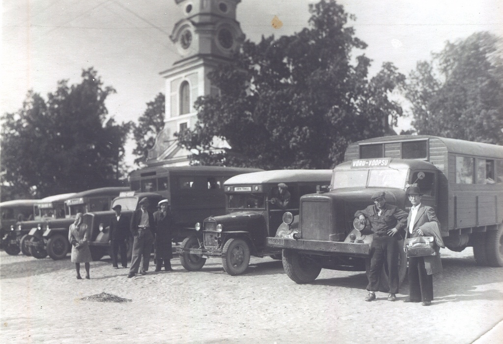 Photo. Bus station 1947 - 1952.