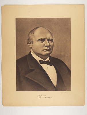 Johann Woldemar Jannsen'i portree, trükipilt, repro fotost.  duplicate photo