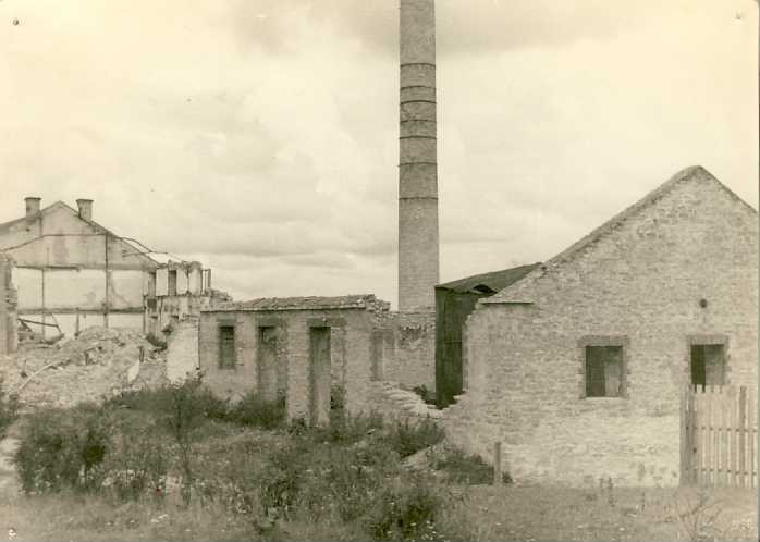 Rakvere, war-crushed oil purification factory