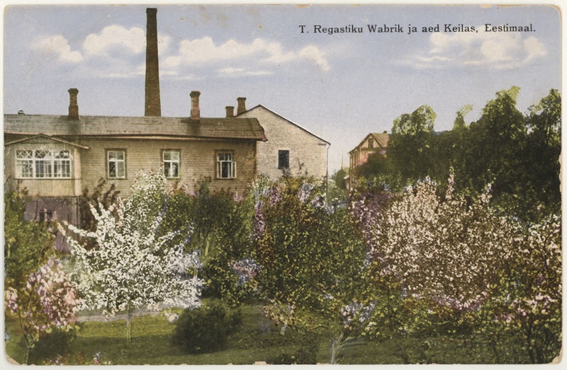 T.regastiku factory and garden on the street of Keilas Jaama