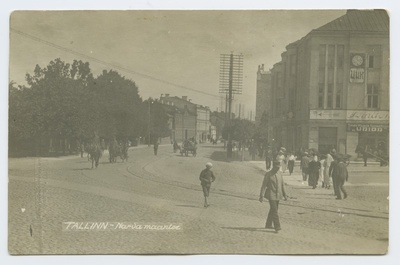 Tallinn. Narva mnt vaade Viru väljaku poolt  duplicate photo