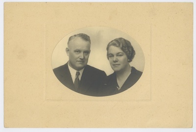 Johan Laidoner koos abikaasa Mariaga  duplicate photo