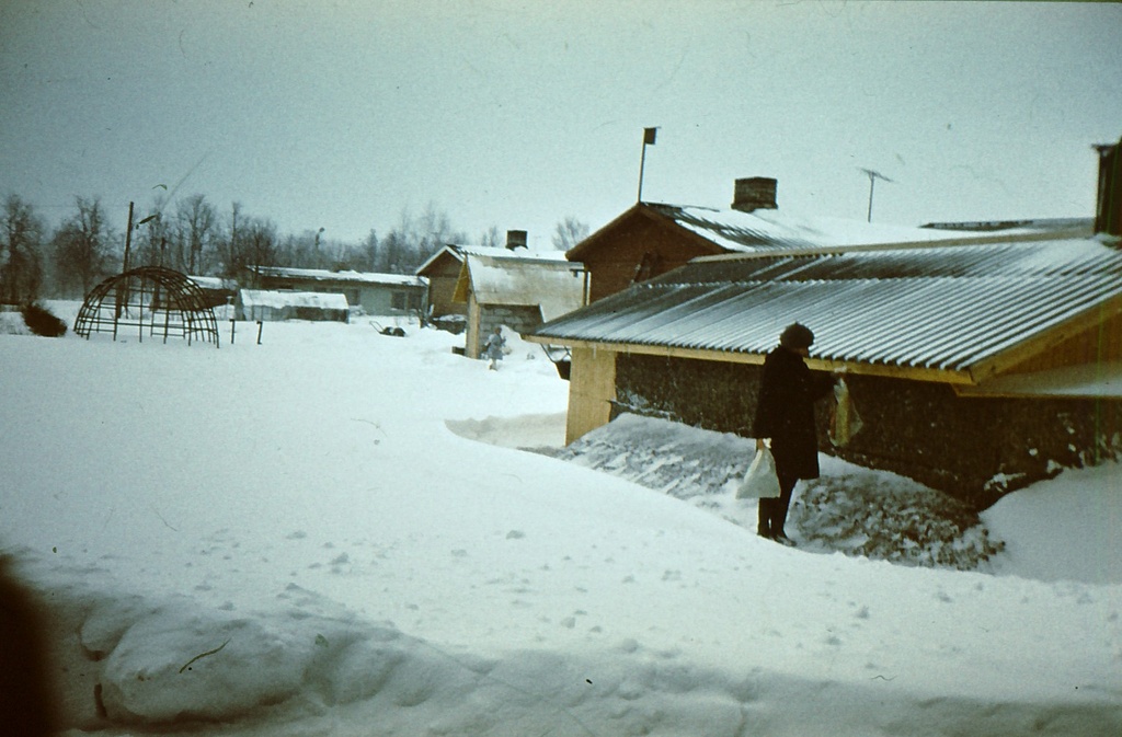 Linnumetsa tee in the suburb of Jõgeva, April 24, 1988.