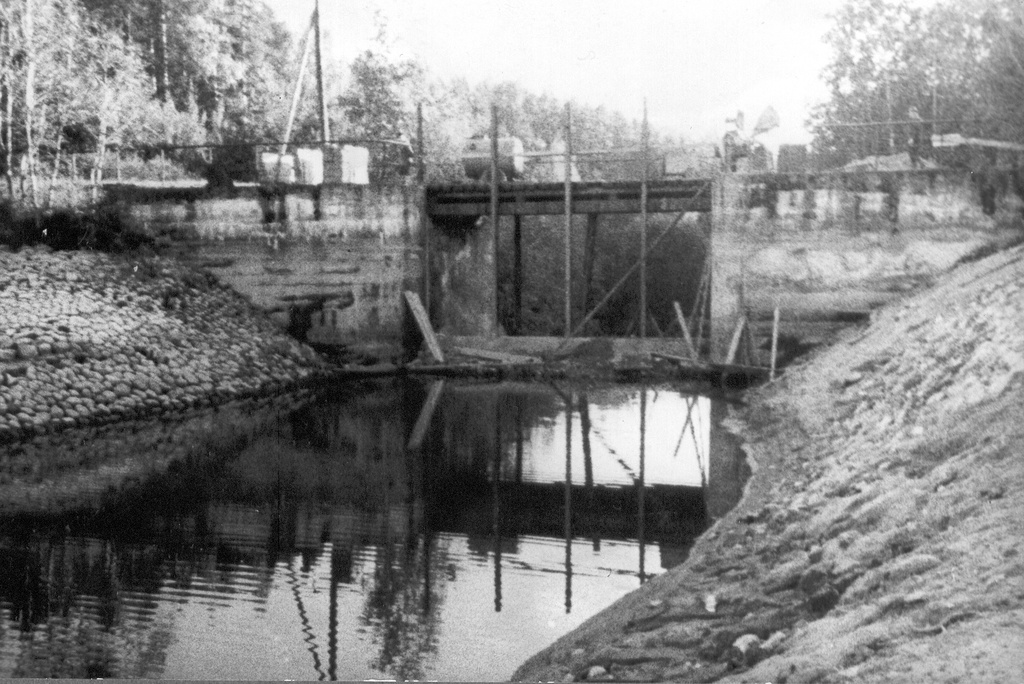 Photo. Valgemetsa railway bridge in 1930s.