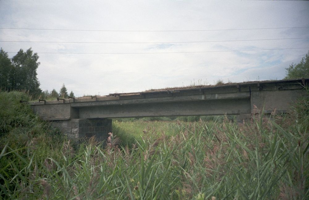 Former railway bridge on the Kuusiku River Rapla – Virtsu narrow-track railway track