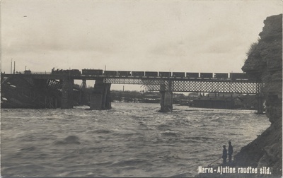 Narva Temporary Railway Bridge  duplicate photo