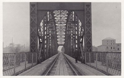 Narva. Railway bridge  duplicate photo