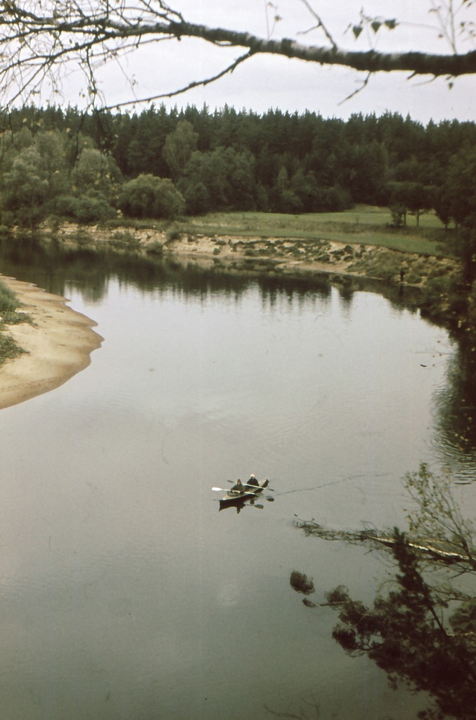 Süstamatk Gauja jõel Strenci-Sigulda, sügis 1972.