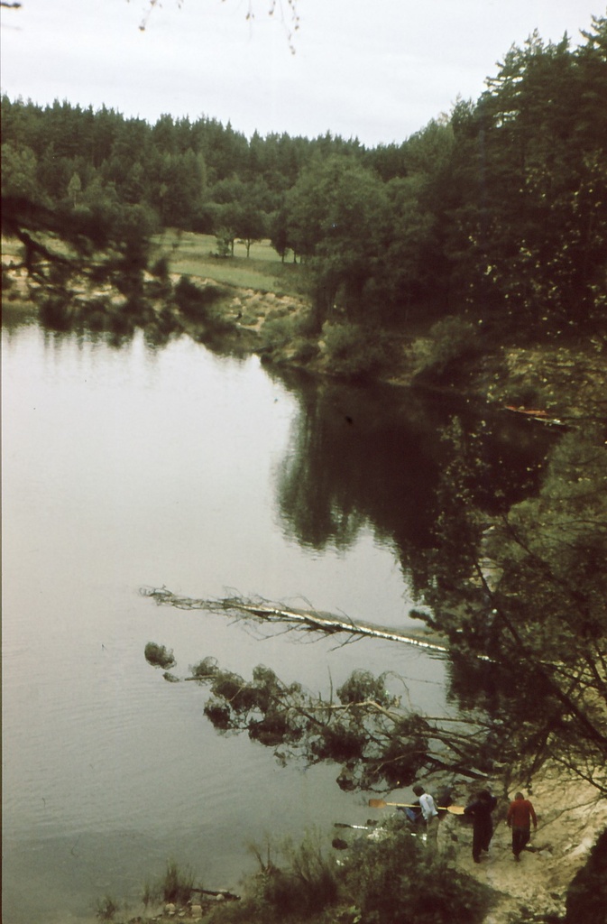 Süstamatk Gauja jõel Strenci-Sigulda, sügis 1972.