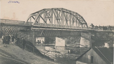 Narva, railway bridge  duplicate photo