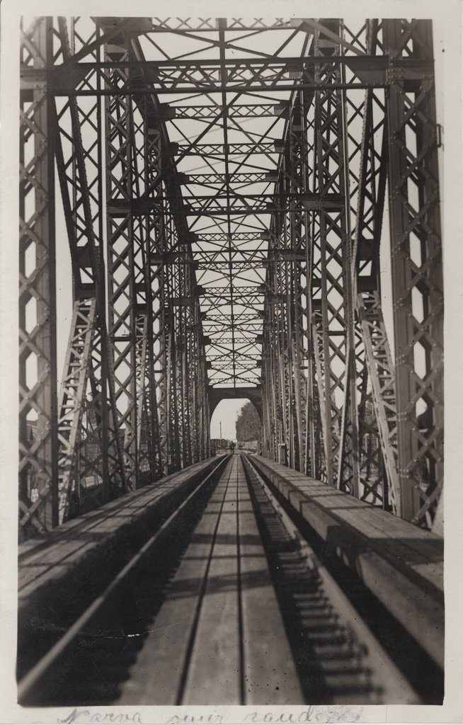 Estonia : Narva railway bridge