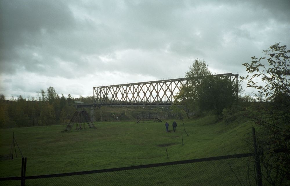 Railway bridge on Narva River.