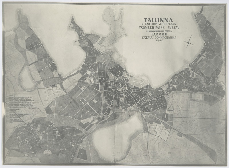 Tallinna planeerimise üldplaan.