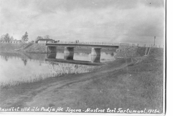Photo Jõgeva reinforced concrete bridge in Tartumaa