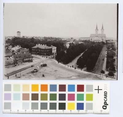 Vaade Jaani kiriku tornist Kaarli kiriku poole. Sari Tallinna vaated.  similar photo
