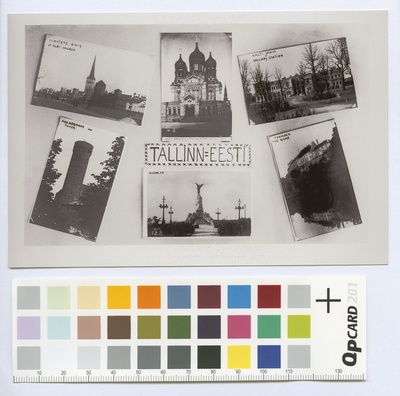 "Tallinn-Eesti" kuus väikest fotot Tallinnast. Sari Tallinna vaateid.  duplicate photo