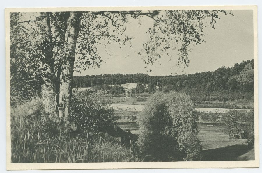 Tallinn, Pirita, vaade jõele kõrgelt kaldalt.