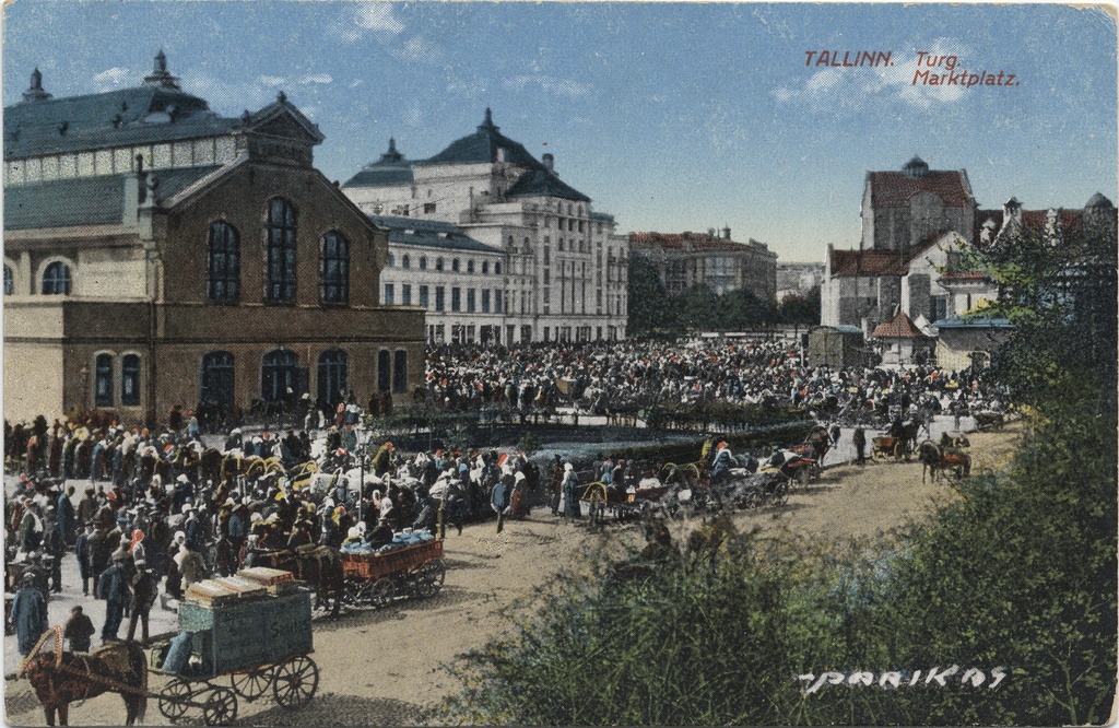 Tallinn : market = Marktplatz