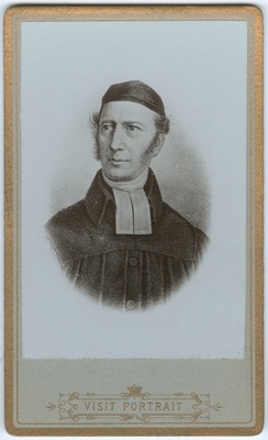 Fotorepro graafilisest lehest. Tartu Ülikooli teoloogiaprofessor ja rektor Karl Christian Ulmann.  duplicate photo
