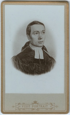 Fotorepro graafilisest lehest. Tartu Ülikooli professor Andreas Kaspar Friedrich Busch  duplicate photo