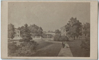 Fotorepro Louis Höflingeri litograafiast. Toomemägi, taamal Kuradisild  duplicate photo