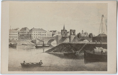 Fotorepro Louis Höflingeri litograafiast. Tartu Kivisild  duplicate photo