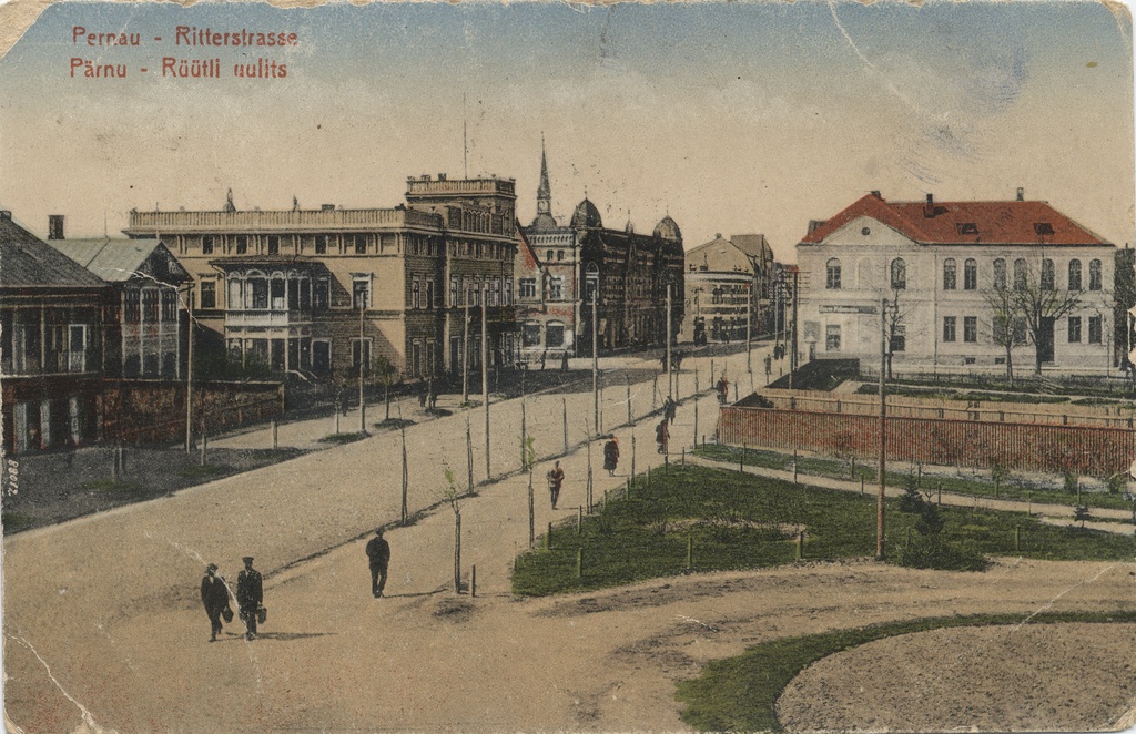 Pernau : Ritterstrasse = Pärnu : Rüütli uulits