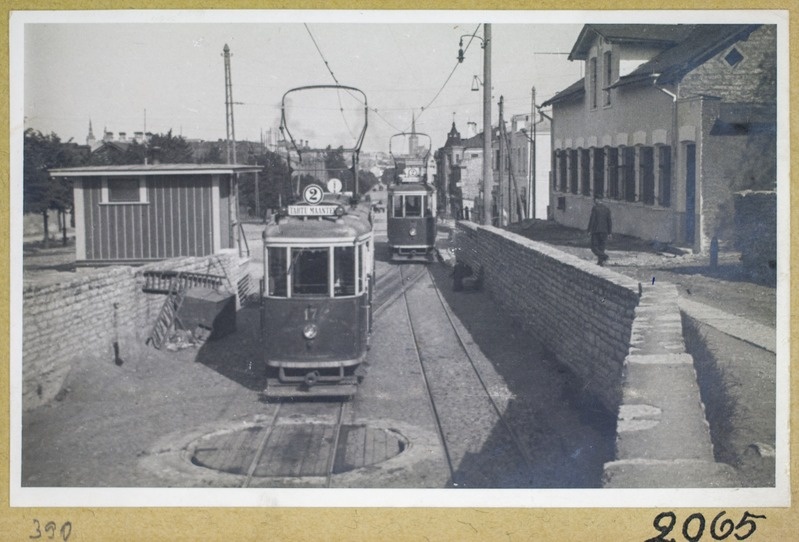 Tallinn. Tartu mnt. Tramm nr 2.