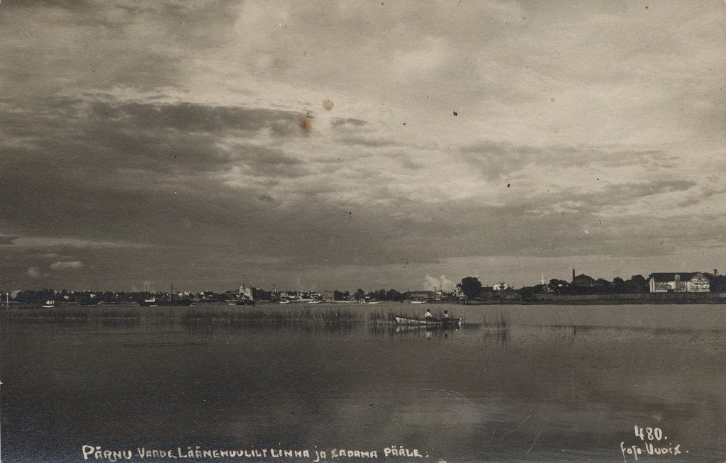 Pärnu view from the western Mouli to the city and port