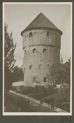 Tallinn. Vaade Harjumäelt Kiek in de Kökile ja Komandandi teele.  duplicate photo