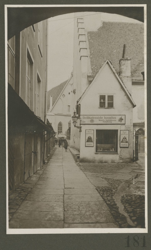 Tallinn. Vaade Saiakangist Suurgildi hoone poole.