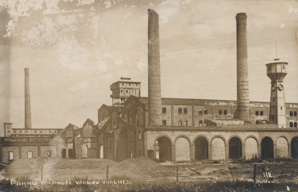 Ruins of the Pärnu Valdhof factory