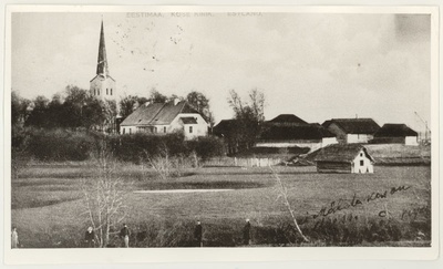 Vaade Kose kirikule ja pastoraadile  duplicate photo