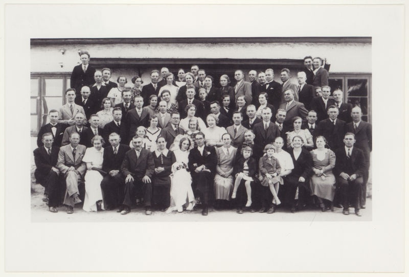 Selma ja Alfred Põldmäe pulmapilt