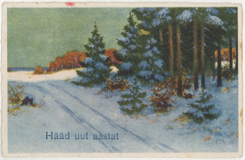 Postkaart Head uut aastat