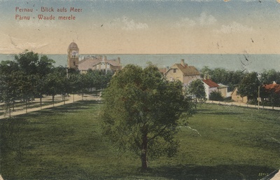 Pernau : View to the sea = Pärnu wade to the sea  duplicate photo