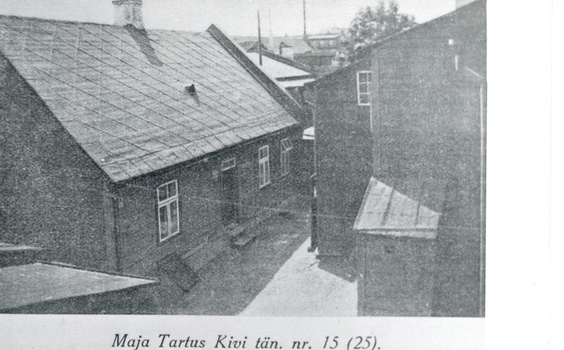 Maja, kus elas Juhan Liiv 1893.a.jooksul