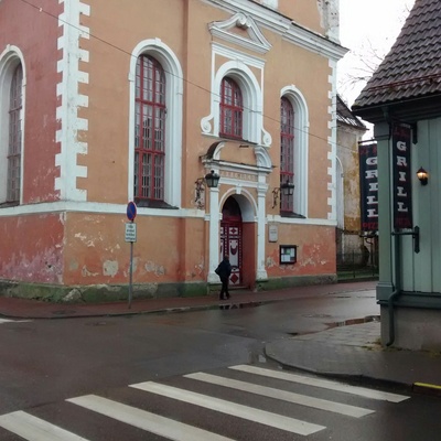 Pärnu, fragment from the church. rephoto