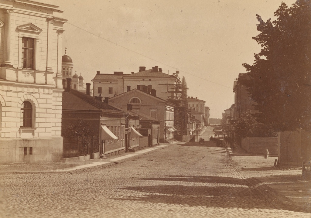 Alexander street in Helsinki, Finland