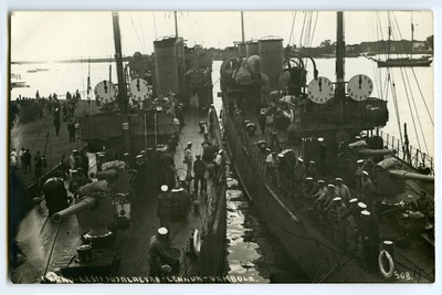 Warships "Lennuk" and "Vambola" in Pärnu  duplicate photo