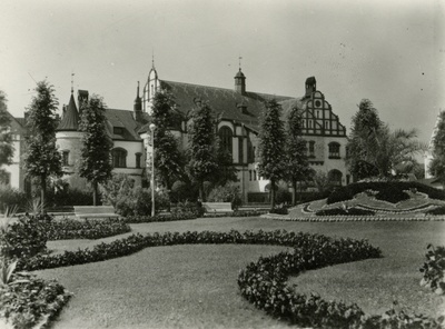 Archive and archive and powerhouse in Pärnu, view. Architect W. Bockslaff  similar photo