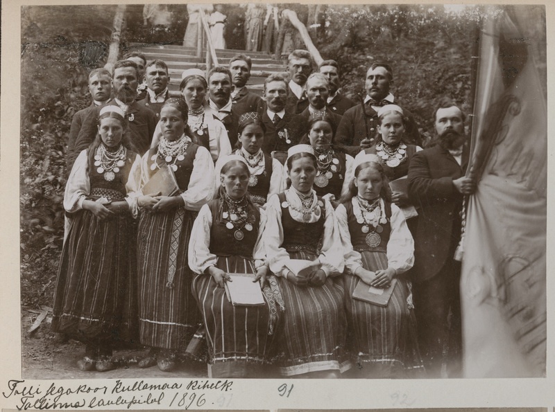 Tolli segakoor Kullamaa kihelkonnast Tallinna laulupeol 1896. a-l.