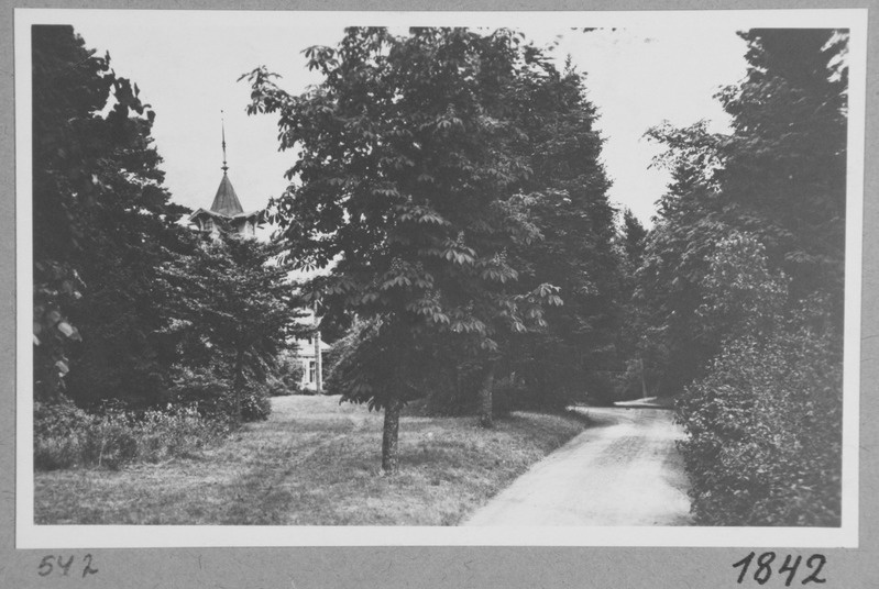 Tallinn. Villa Waldfried. Vaade pargile.