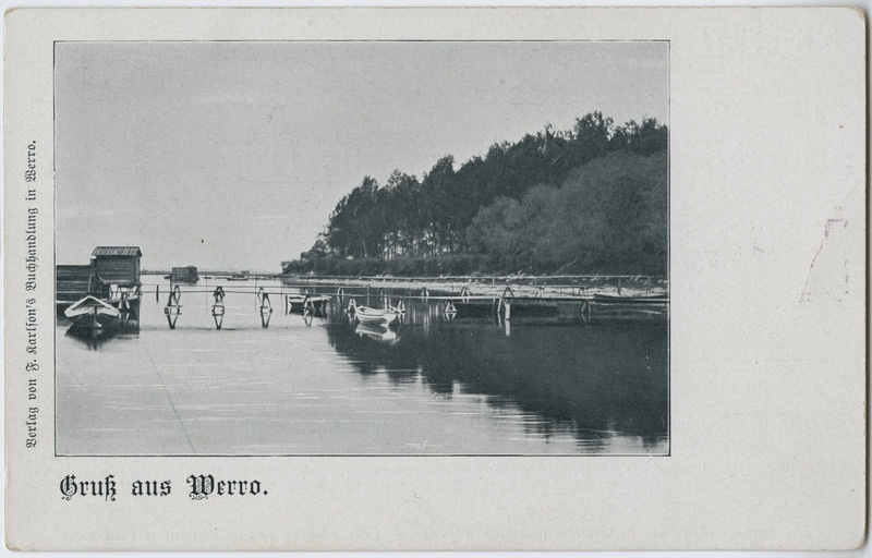 Postkaart. Võru Tamula järv
